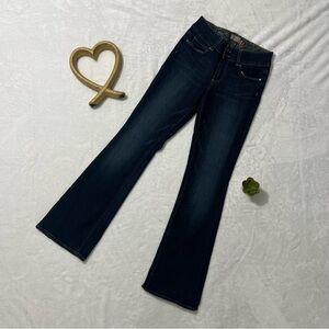 PAIGE Dark Indigo Flare Jeans
